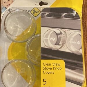 New Safety 1st Clear View Stove Oven Knob Covers - 5 Pack